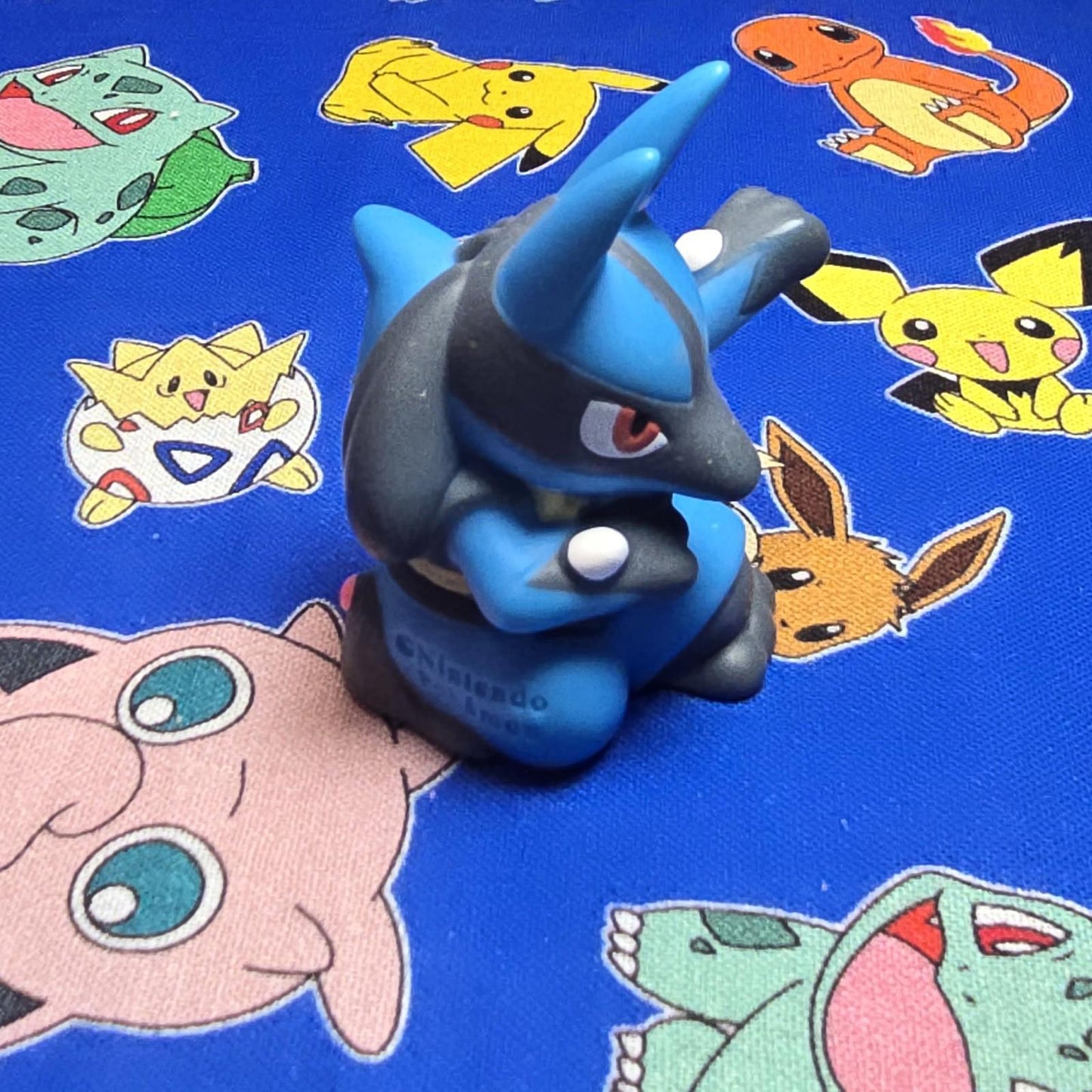 Pokemon Lucario Figure Finger Puppet 2022 Nintendo Bandai PVC Japan USA Seller