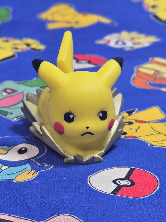 Pokemon Pikachu Figure Finger Puppet 2007 Nintendo Bandai PVC Japan USA Seller