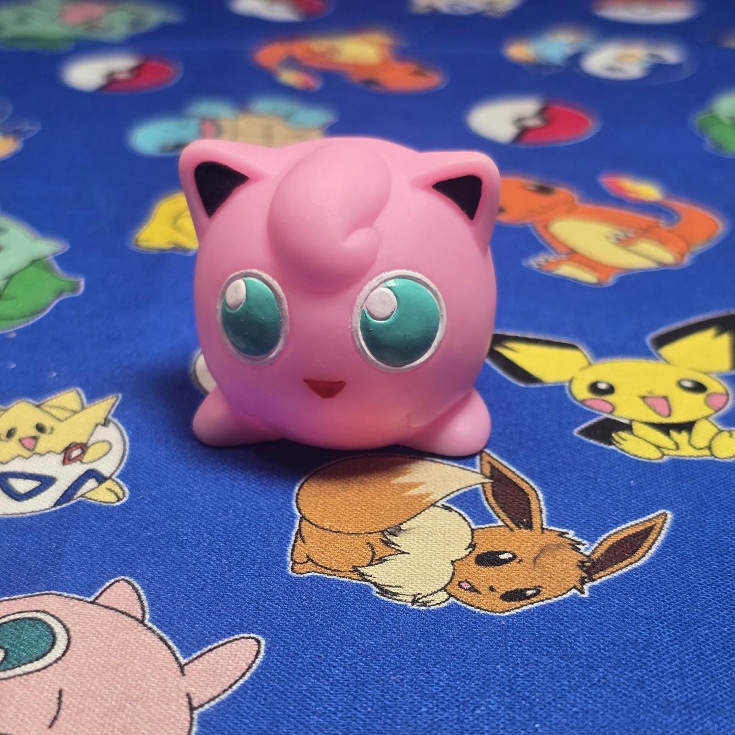 Pokemon Jigglypuff Figure Finger Puppet 1996 Nintendo Bandai Japan Vintage USA