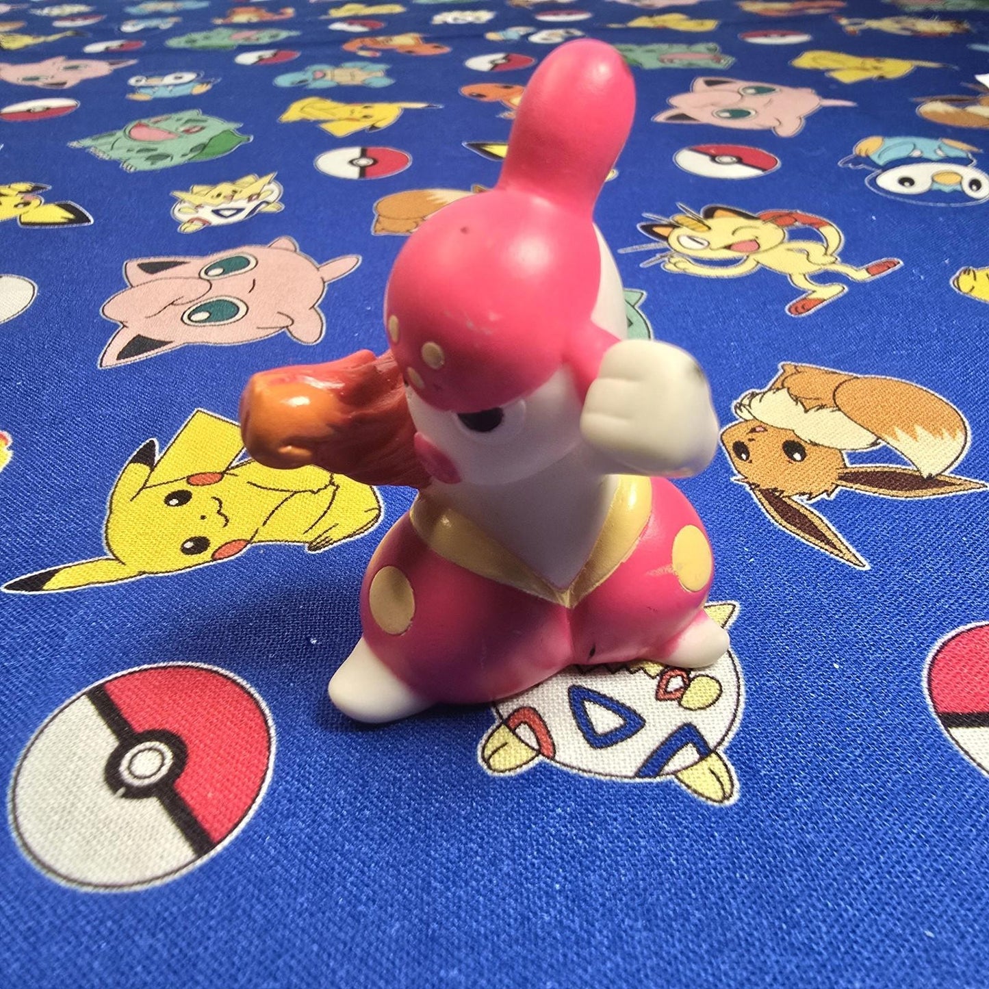 Pokemon Medicham Figure Finger Puppet 2005 Nintendo Bandai PVC Vintage Japan USA