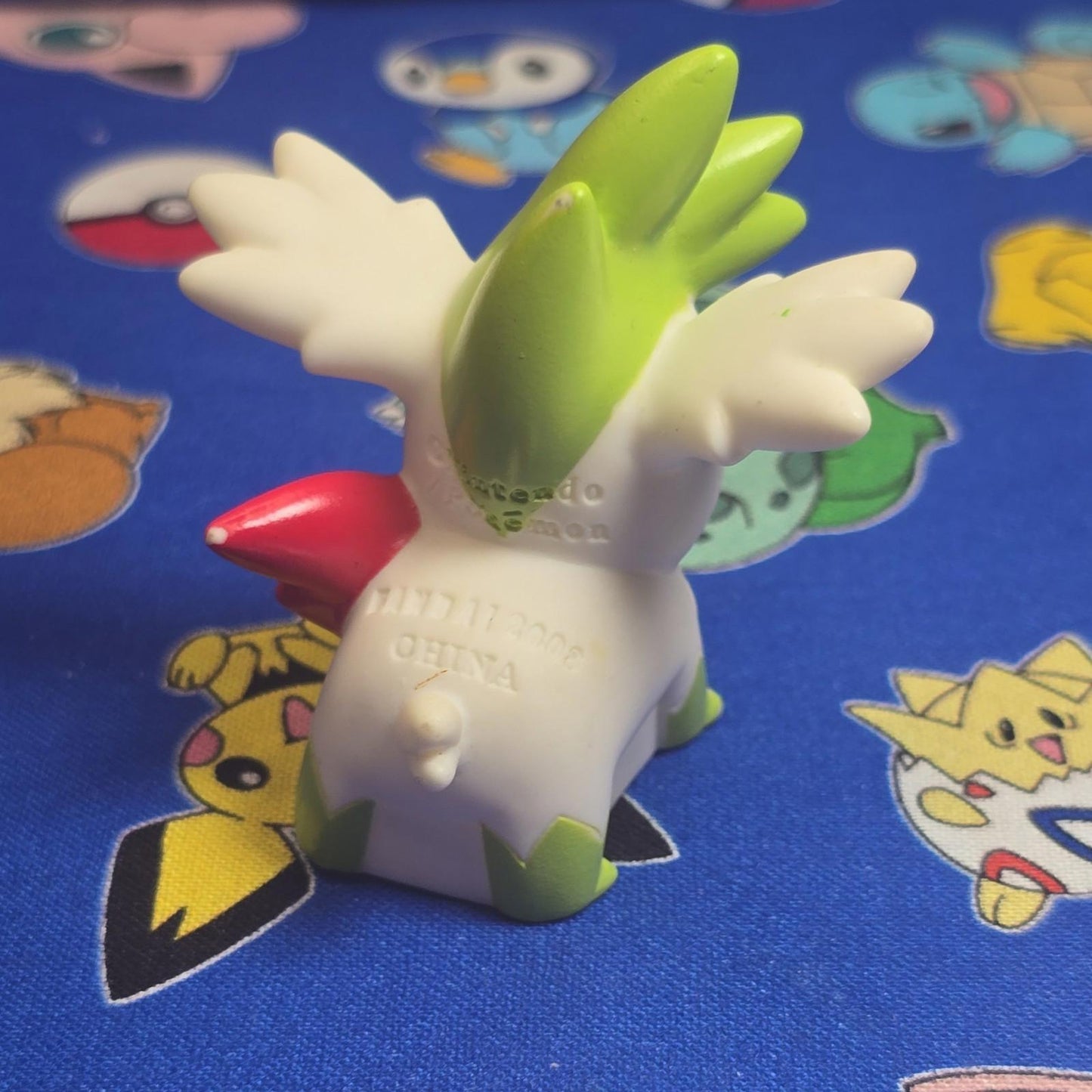 Pokemon Shaymin Sky Figure Finger Puppet 2008 Nintendo Bandai Japan USA Seller