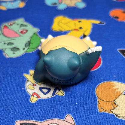 Pokemon Snorlax Figure Finger Puppet 2005 Nintendo Bandai PVC Vintage Japan USA