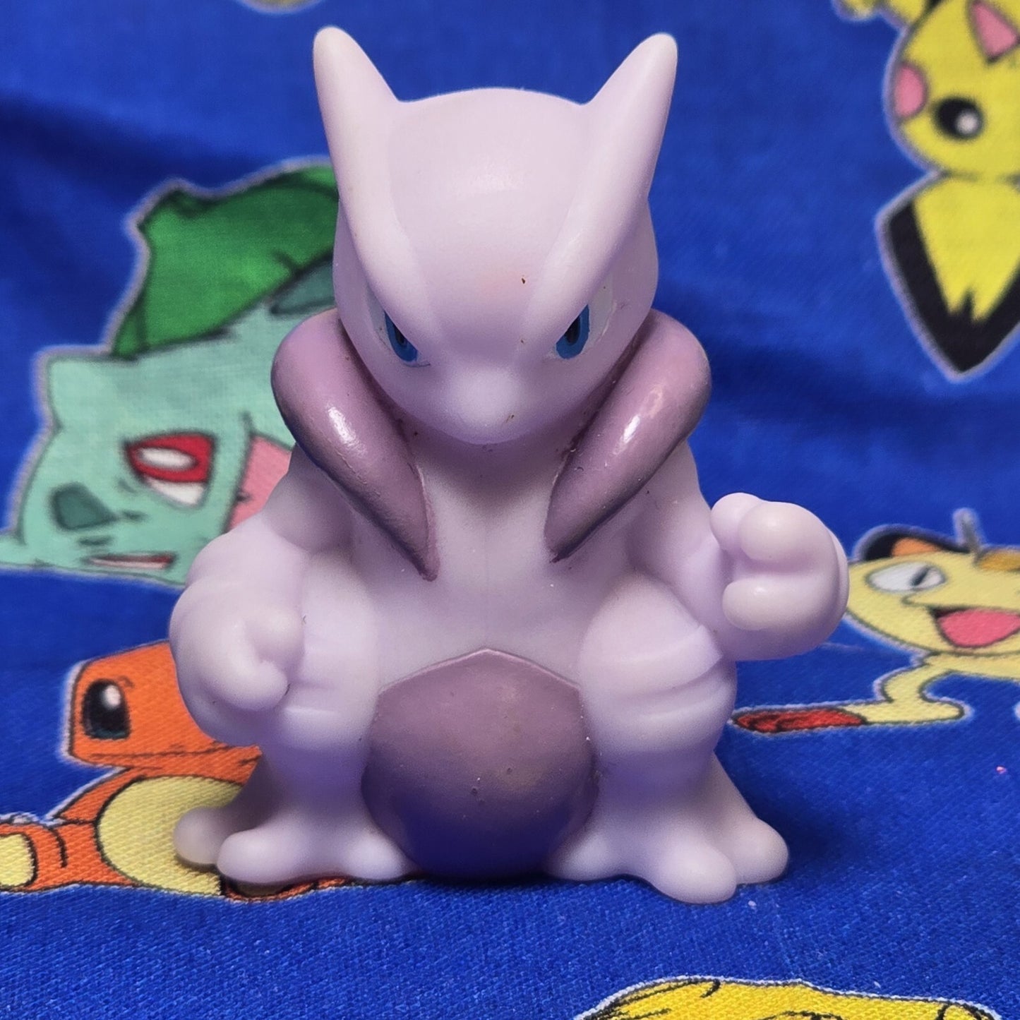 Pokemon Mega Mewtwo X Figure Finger Puppet 2013 Nintendo Bandai Japan USA Seller
