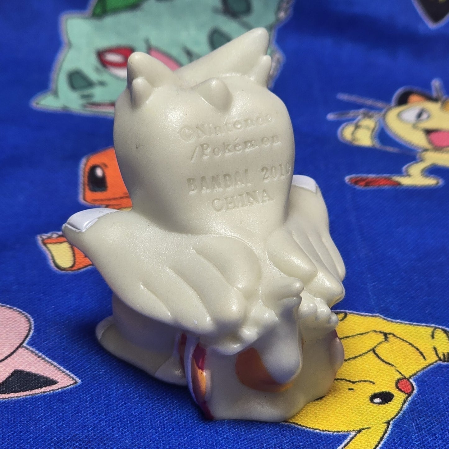 Pokemon Reshiram Metallic Figure Finger Puppet 2010 Nintendo Bandai Japan USA