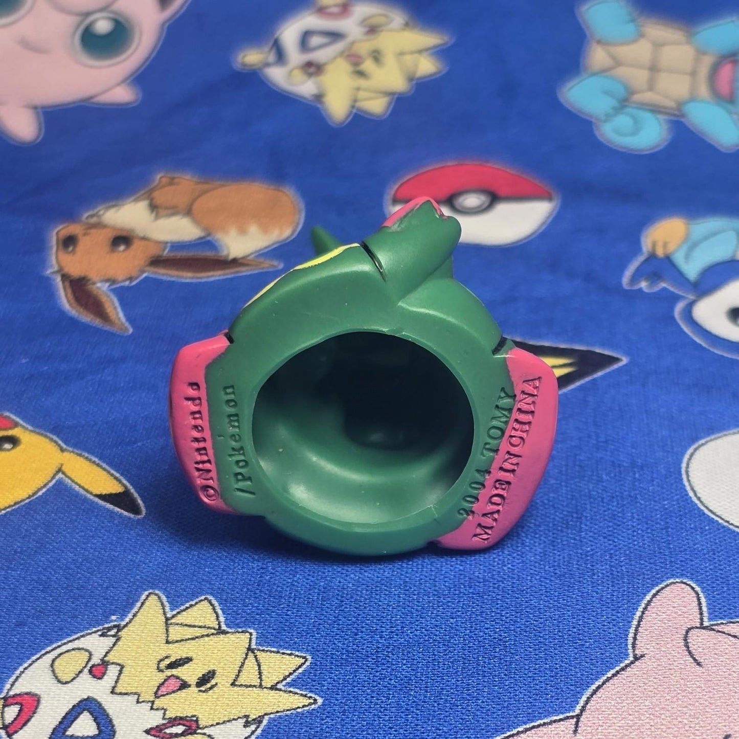 Pokemon Rayquaza Figure Finger Puppet 2004 Nintendo Tomy PVC Japan USA Seller