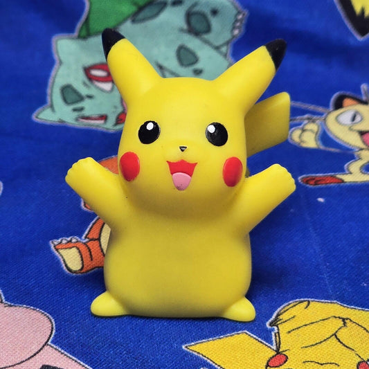 Pokemon Pikachu Happy Figure Finger Puppet 2012 Nintendo Bandai Japan USA Seller