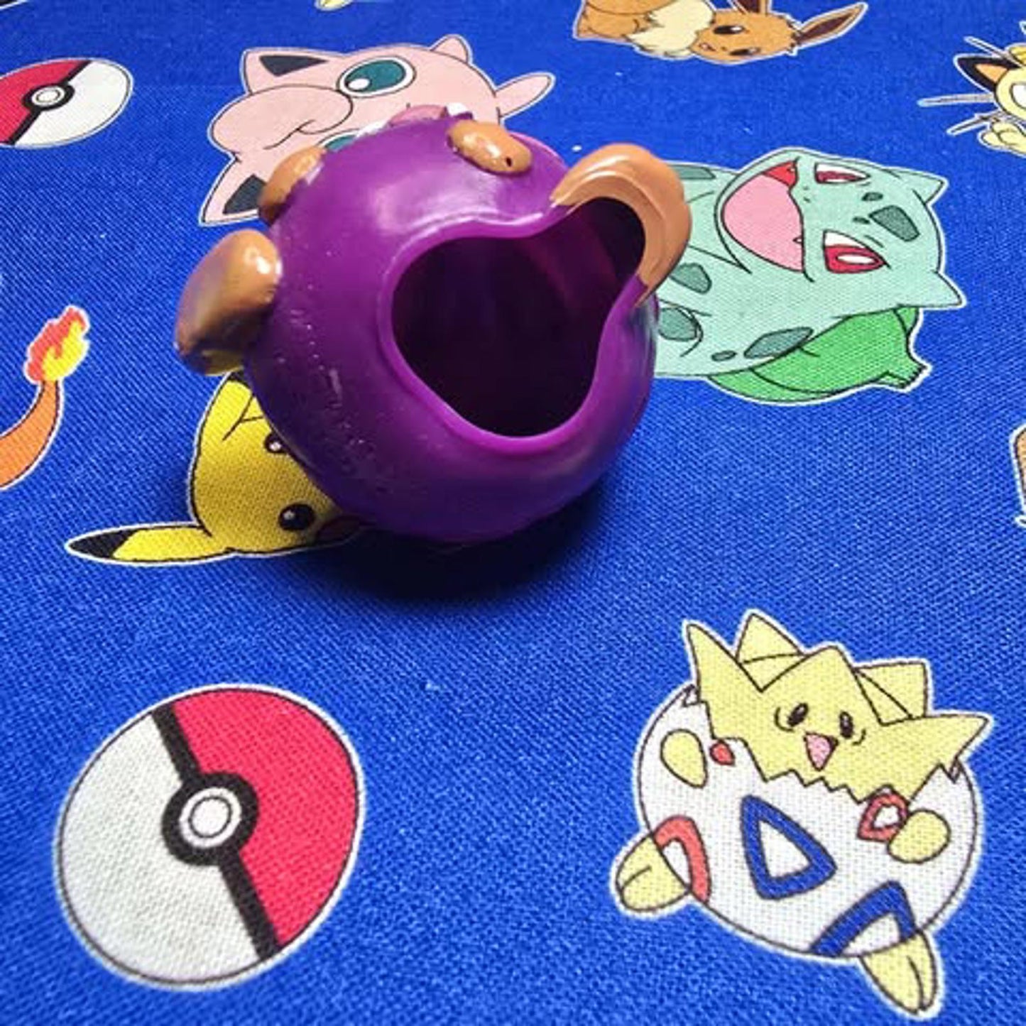 Pokemon Venonat Figure Finger Puppet 1998 Bandai Nintendo PVC Vintage Japan USA