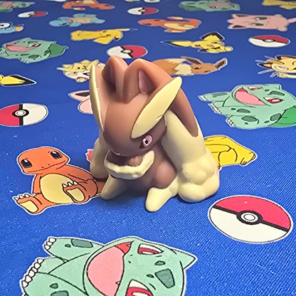 Pokemon Lopunny Figure Finger Puppet 2007 Nintendo Bandai PVC Japan USA Seller