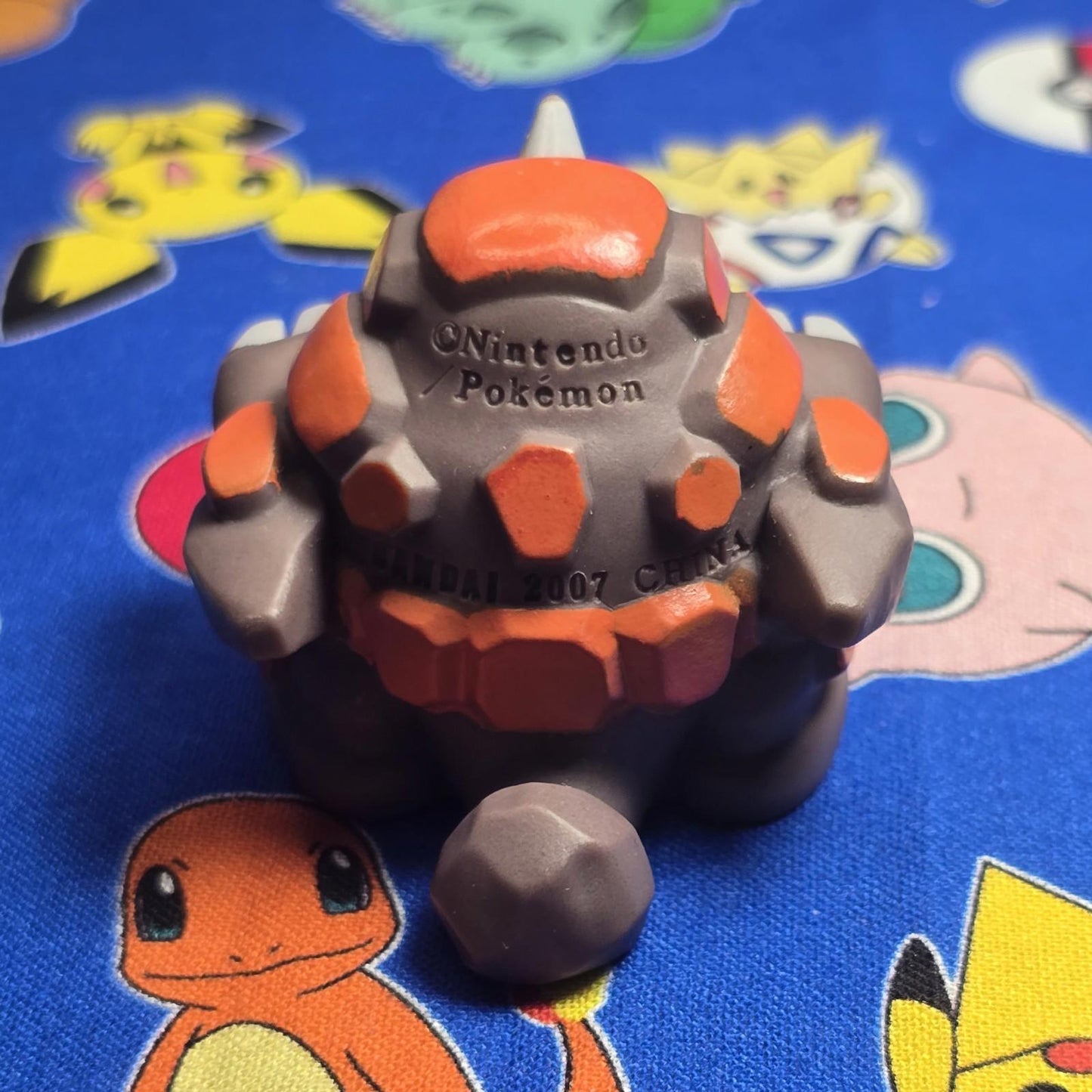 Pokemon Rhyperior Figure Finger Puppet 2007 Nintendo Bandai PVC Japan USA Seller