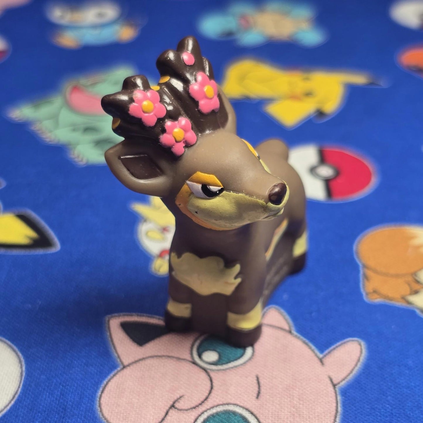 Pokemon Sawsbuck Figure Finger Puppet 2010 Nintendo Bandai PVC Japan USA Seller