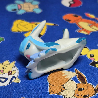 Pokemon Glaceon Figure Finger Puppet 2013 Nintendo Bandai PVC Japan USA Seller