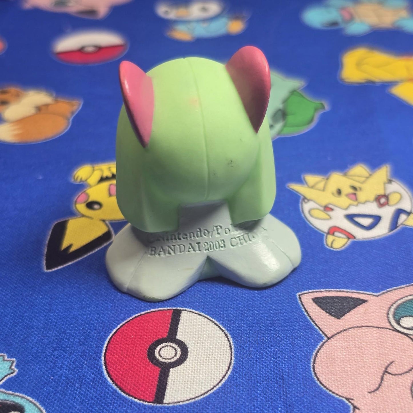 Pokemon Kirlia Figure Finger Puppet 2003 Nintendo Bandai Vintage PVC Japan USA