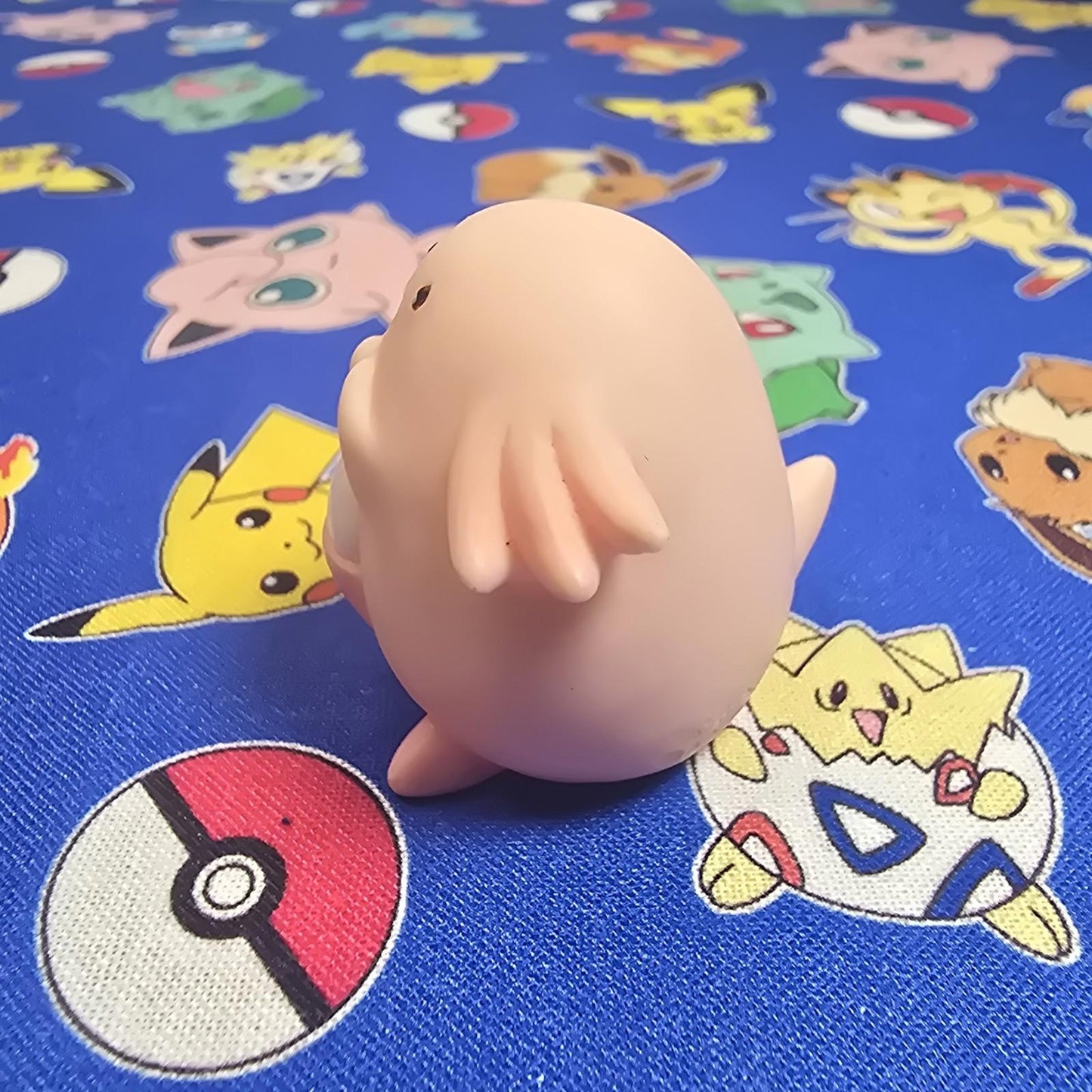 Pokemon Chansey Figure Finger Puppet 1997 Nintendo Bandai PVC Vintage Japan USA
