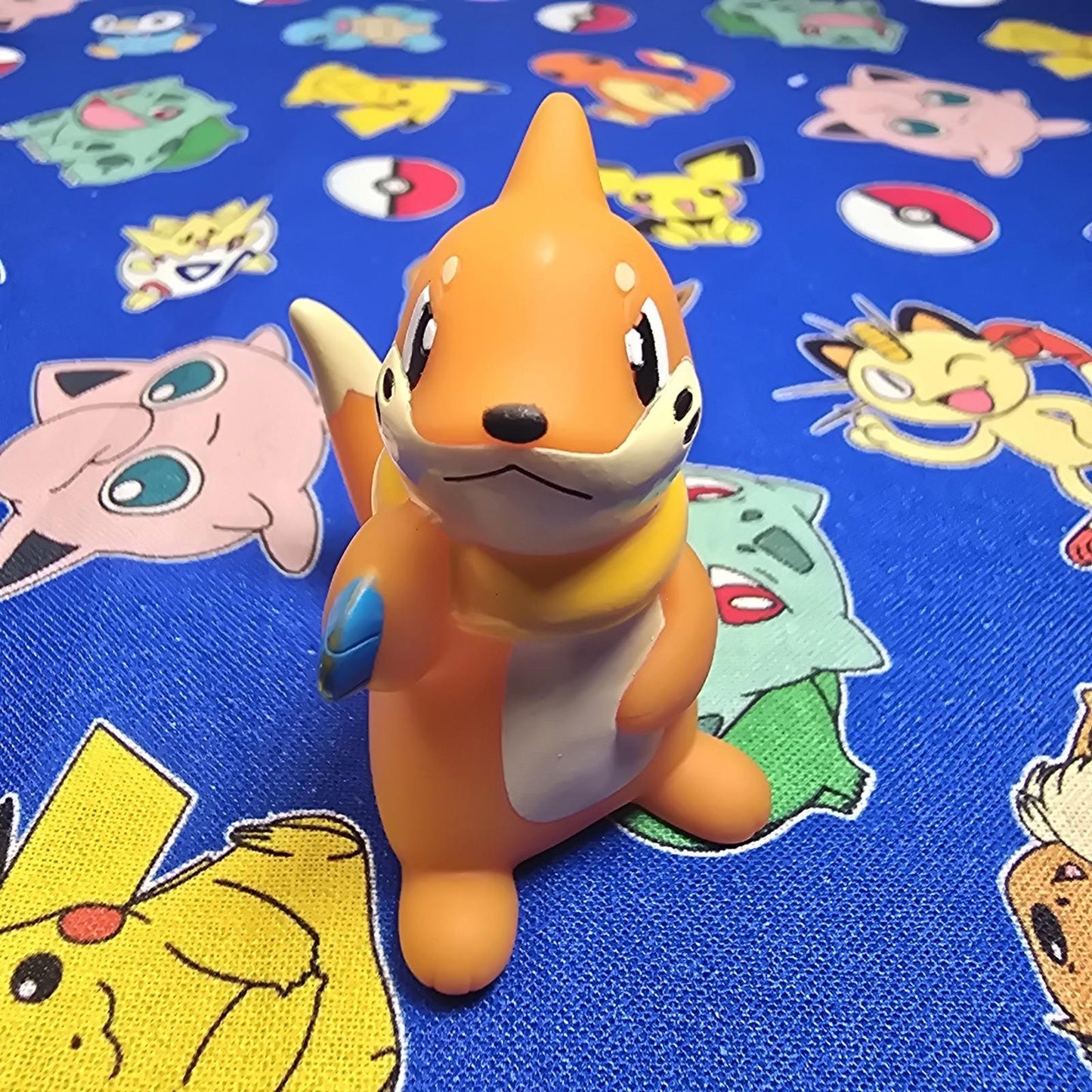 Pokemon Buizel Figure Finger Puppet 2007 Nintendo Bandai PVC Japan USA Seller