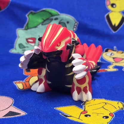 Pokemon Primal Groudon Figure Finger Puppet 2014 Nintendo Bandai Japan US Seller