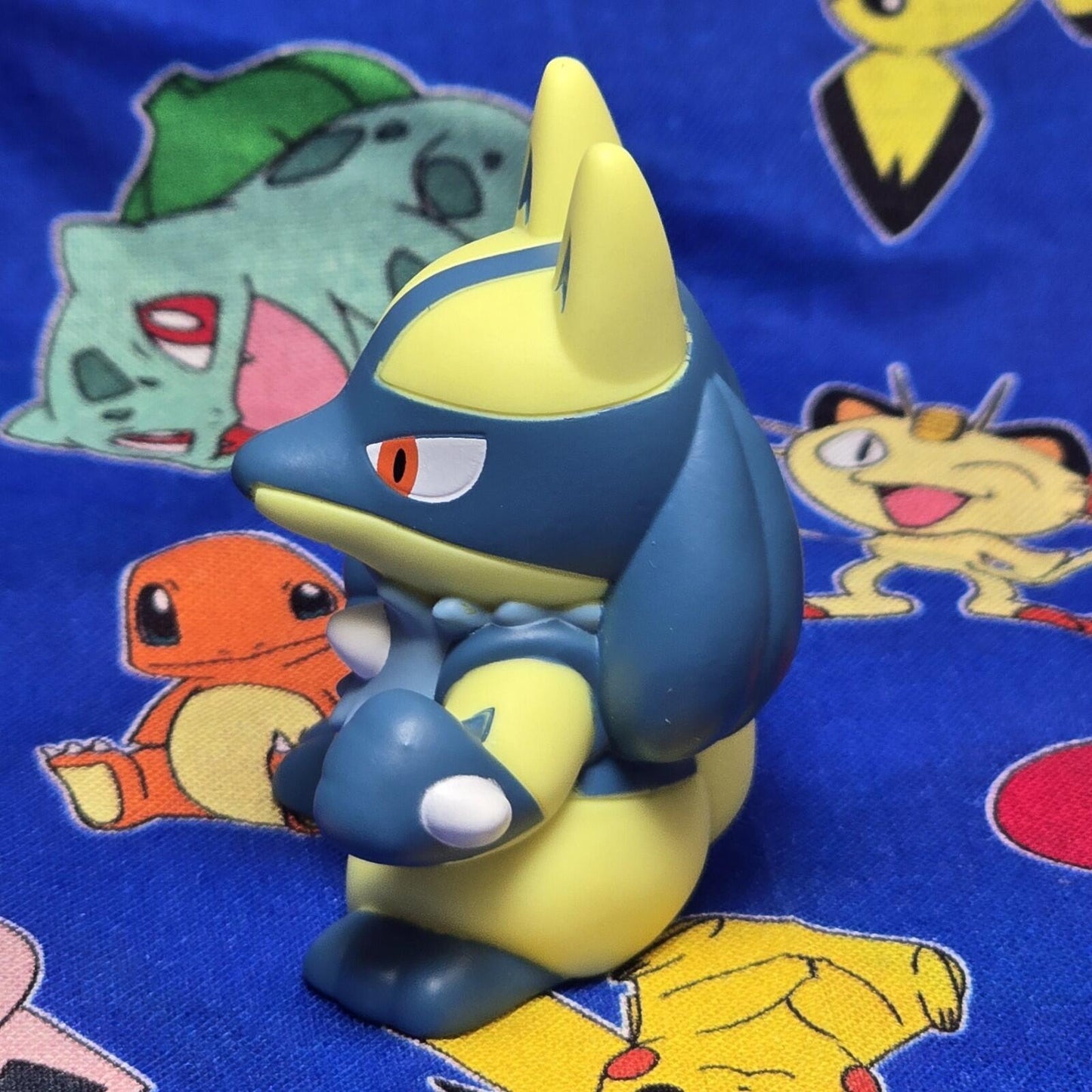 Pokemon Shiny Lucario Figure Finger Puppet 2025 Nintendo PVC Bandai Japan USA