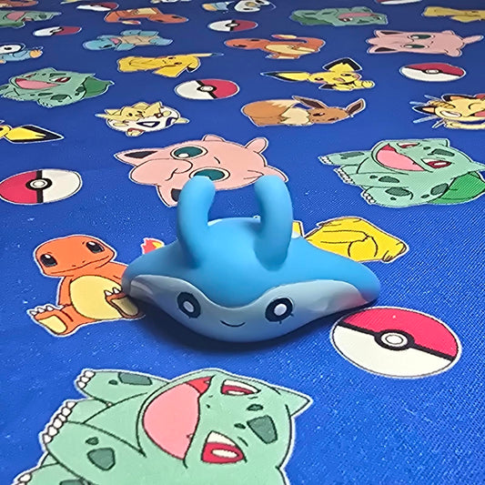 Pokemon Mantyke Figure Finger Puppets 2006 Nintendo Bandai PVC Japan USA Seller