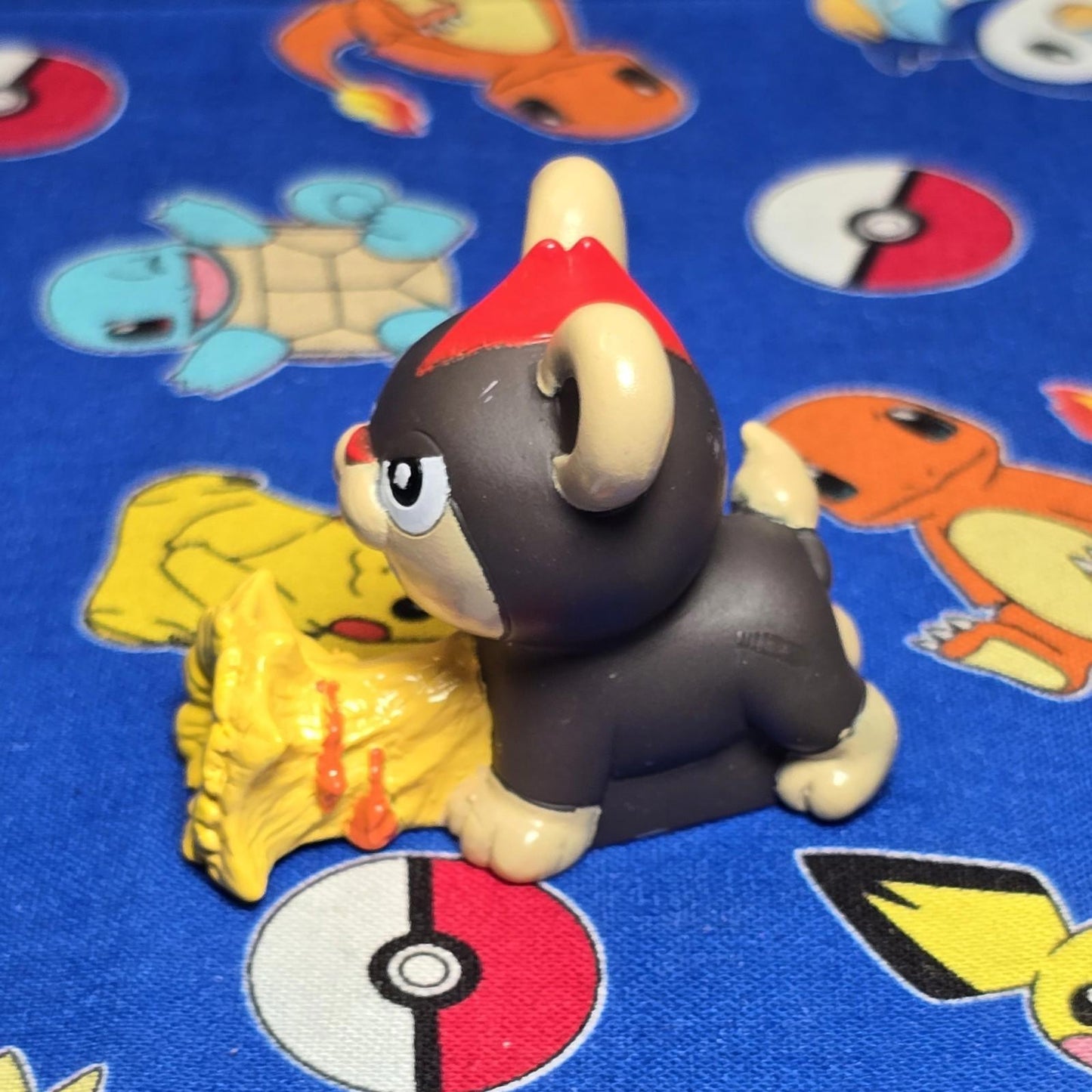 Pokemon Litleo Figure Finger Puppet 2013 Nintendo Bandai Japan USA Seller Toy