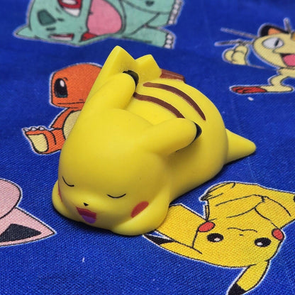 Pokemon Pikachu Sleep Figure Finger Puppet 2012 Nintendo Bandai Japan USA Seller