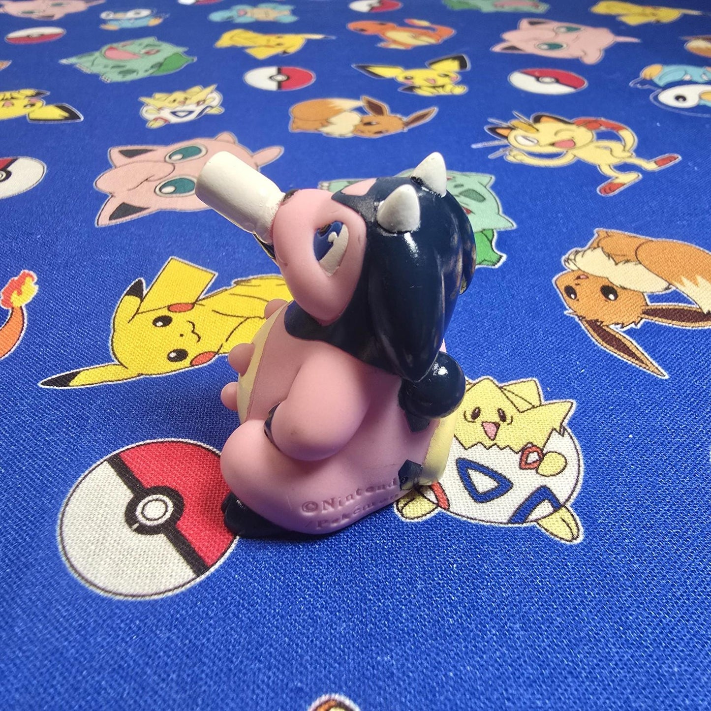 Pokemon Milktank Baby Figure Finger Puppet 2009 Rare Nintendo Bandai Japan USA