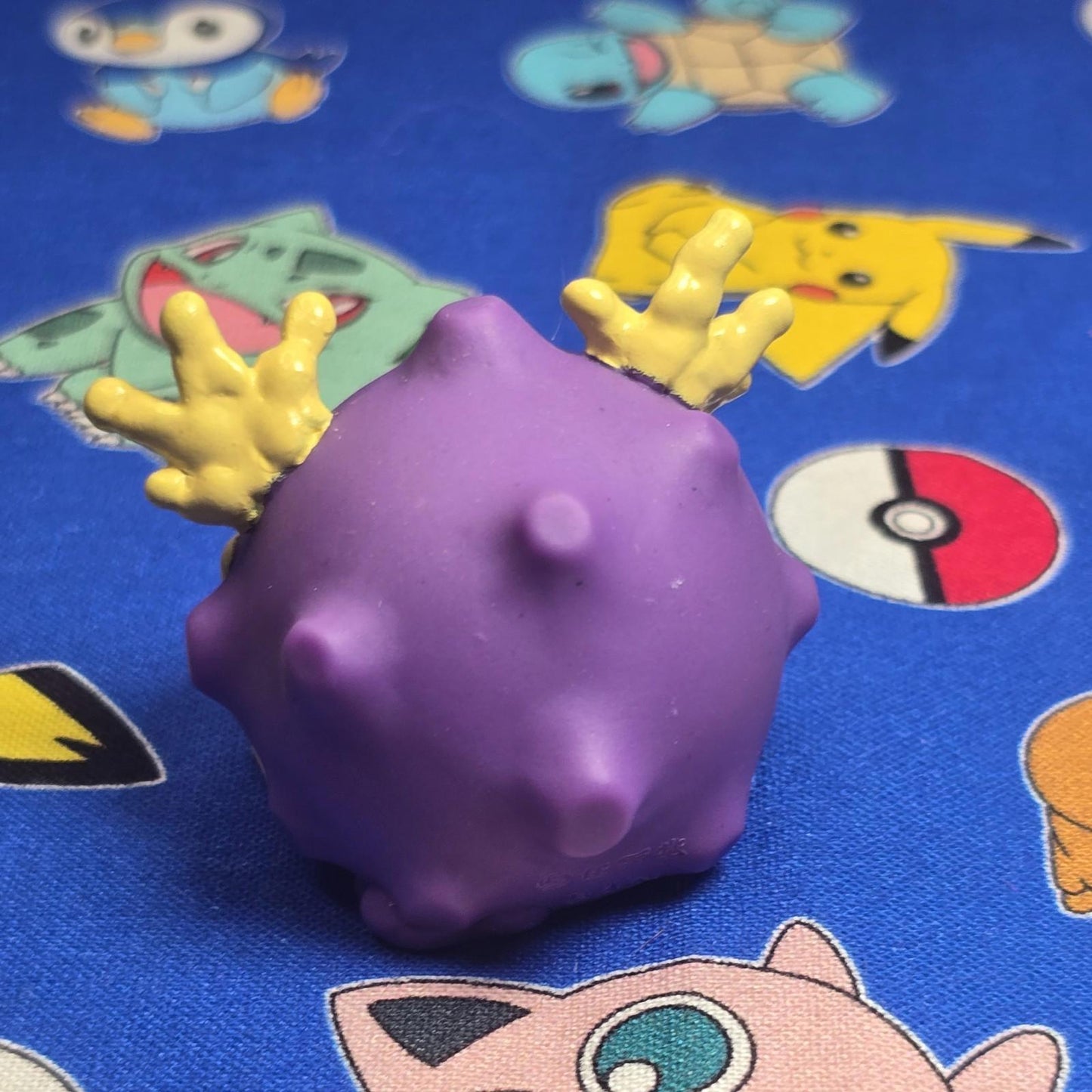 Pokemon Koffing Figure Finger Puppet 1998 Nintendo Bandai Vintage Japan USA