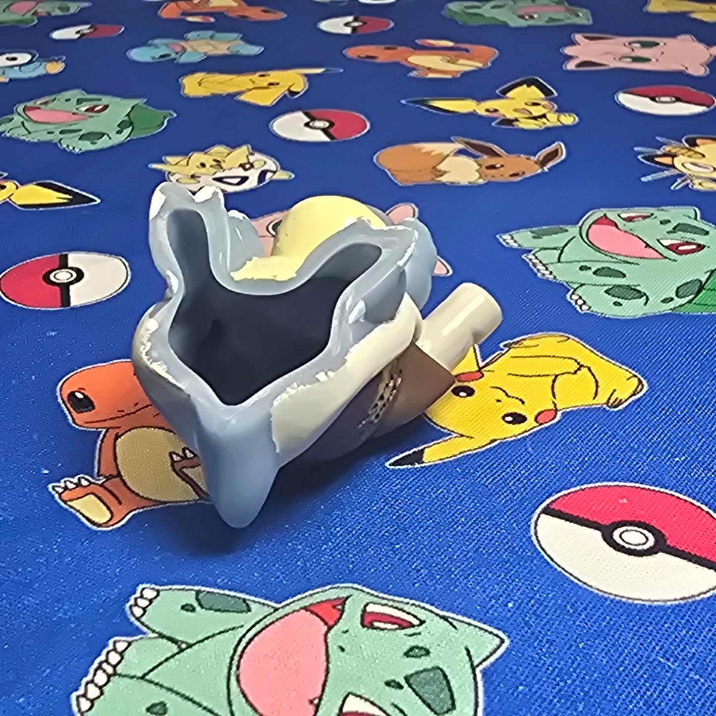 Pokemon Blastoise Figure Finger Puppet 2004 Nintendo Bandai PVC Vintage Japan US