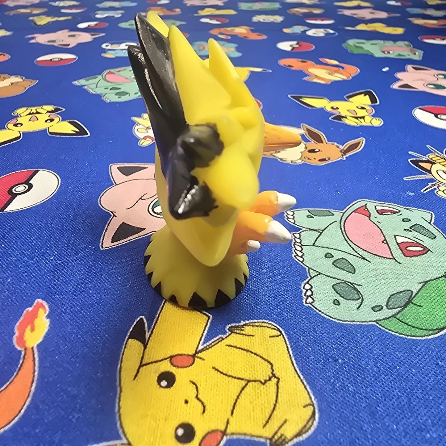 Pokemon Zapdos Figure Finger Puppet 1997 Nintendo Bandai PVC Vintage Japan USA