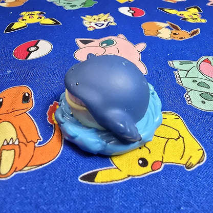 Pokemon Wailmer Figure Finger Puppet 2010 Nintendo Bandai PVC Japan USA Seller