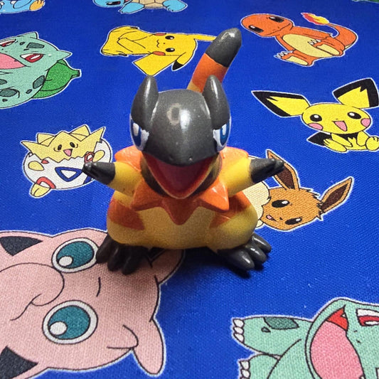 Pokemon Heliolisk Figure Finger Puppet 2013 Nintendo Bandai PVC Japan USA Seller