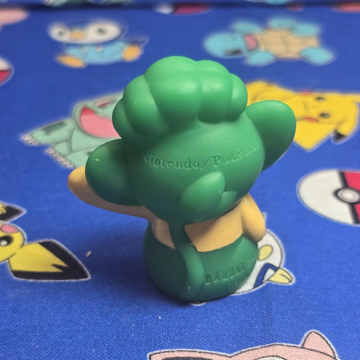Pokemon Pansage Figure Finger Puppet 2010 Nintendo Bandai PVC Japan USA Seller
