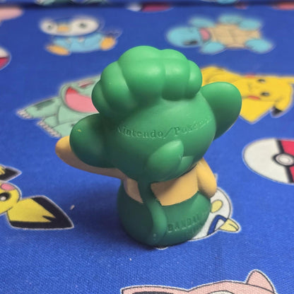 Pokemon Pansage Figure Finger Puppet 2010 Nintendo Bandai PVC Japan USA Seller