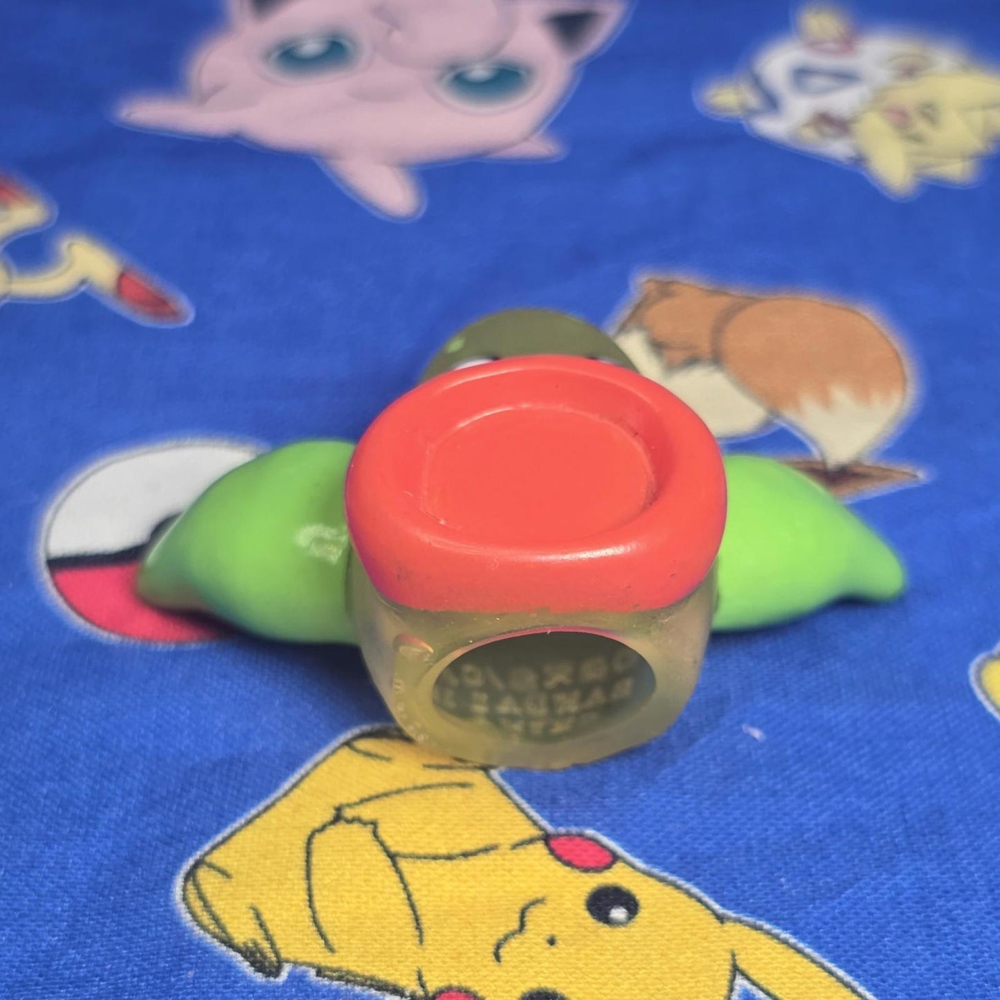 Pokemon Weepinbell Clear Figure Finger Puppet 1996 Nintendo Bandai Vintage USA