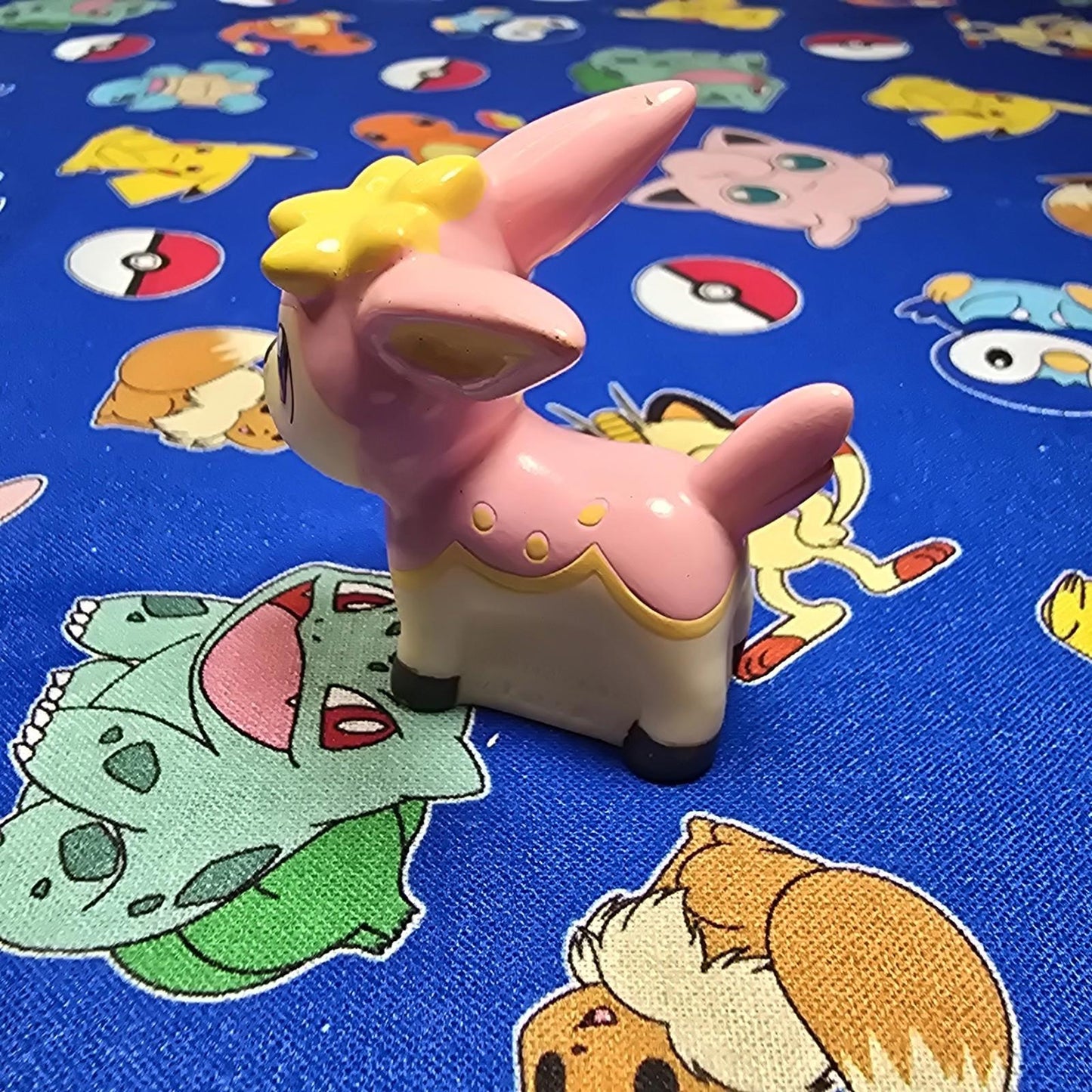 Pokemon Deerling Spring Figure Finger Puppet 2010 Nintendo Bandai PVC Japan USA