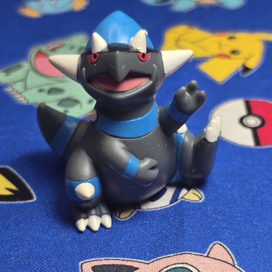 Pokemon Rampardos Figure Finger Puppet 2009 Nintendo Bandai PVC Japan USA Seller