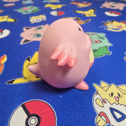 Pokemon Chansey Figure Finger Puppet 1997 Nintendo Bandai PVC Vintage Japan USA