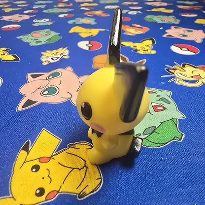 Pokemon Pichu Figure Finger Puppet 2000 Nintendo Bandai PVC Vintage Japan USA