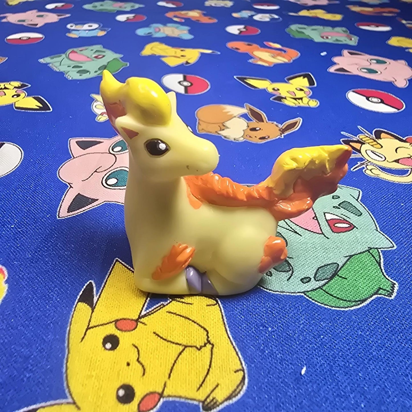 Pokemon Ponyta Figure Finger Puppet 1998 Nintendo Bandai PVC Vintage Japan USA