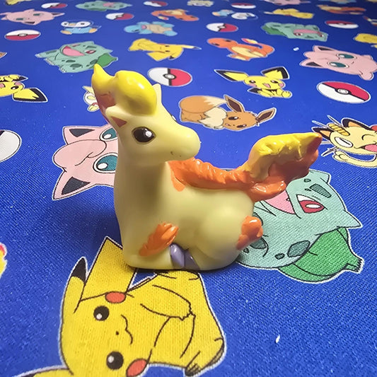 Pokemon Ponyta Figure Finger Puppet 1998 Nintendo Bandai PVC Vintage Japan USA