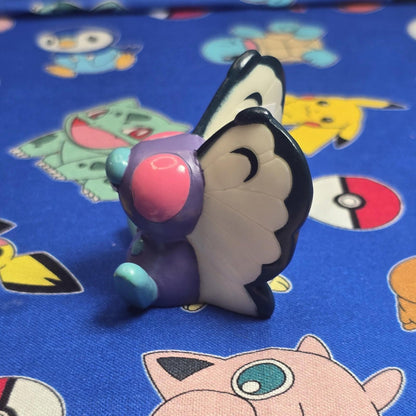 Pokemon Butterfry Pink Figure Finger Puppet 1997 Nintendo Bandai PVC Vintage US