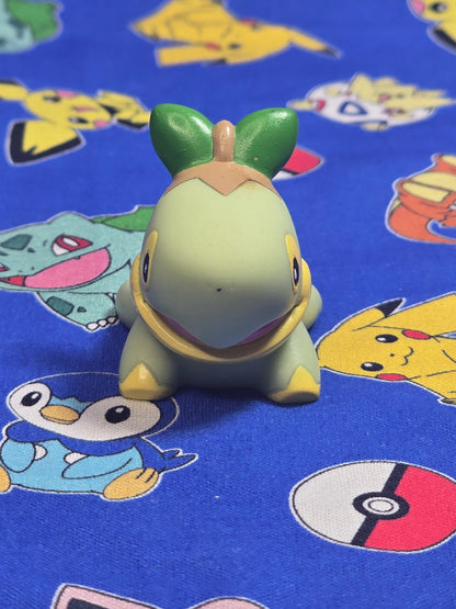 Pokemon Turtwig Figure Finger Puppet 2006 Nintendo Bandai PVC Japan USA Seller