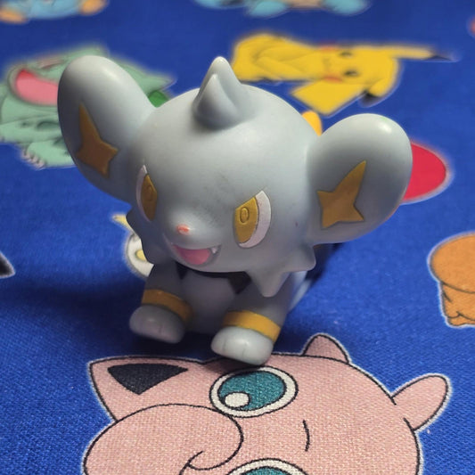 Pokemon Shinx Figure Finger Puppet 2009 Nintendo Bandai PVC Vintage Japan US