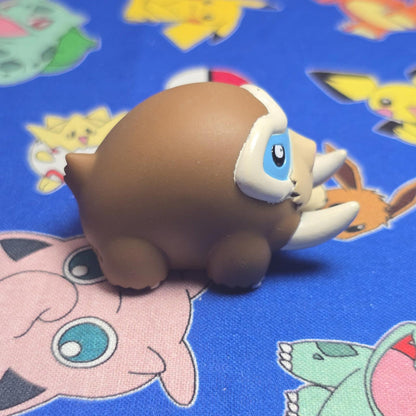 Pokemon Mamoswine Figure Finger Puppet 2008 Nintendo Bandai Japan PVC USA Seller