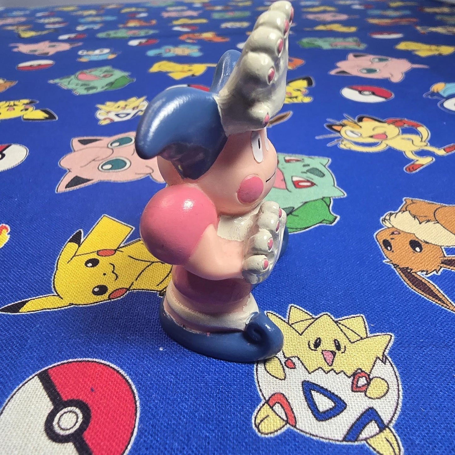 Pokemon Mr Mime Light Figure Finger Puppet 1998 Nintendo Bandai Vintage Japan US