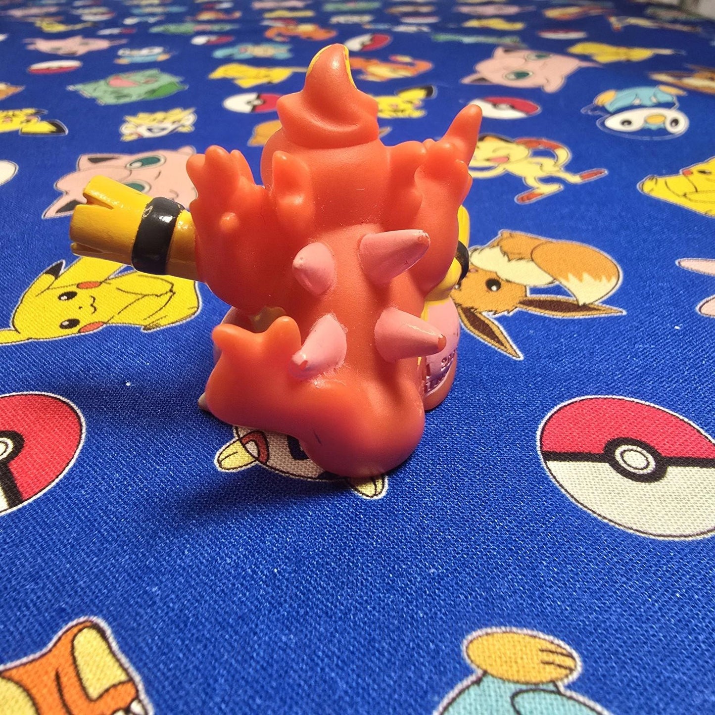 Pokemon Magmortar Figure Finger Puppet 2008 Nintendo Bandai PVC Japan USA Seller