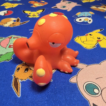 Pokemon Octillery Figure Finger Puppet 2000 Nintendo Bandai PVC Vintage Japan US