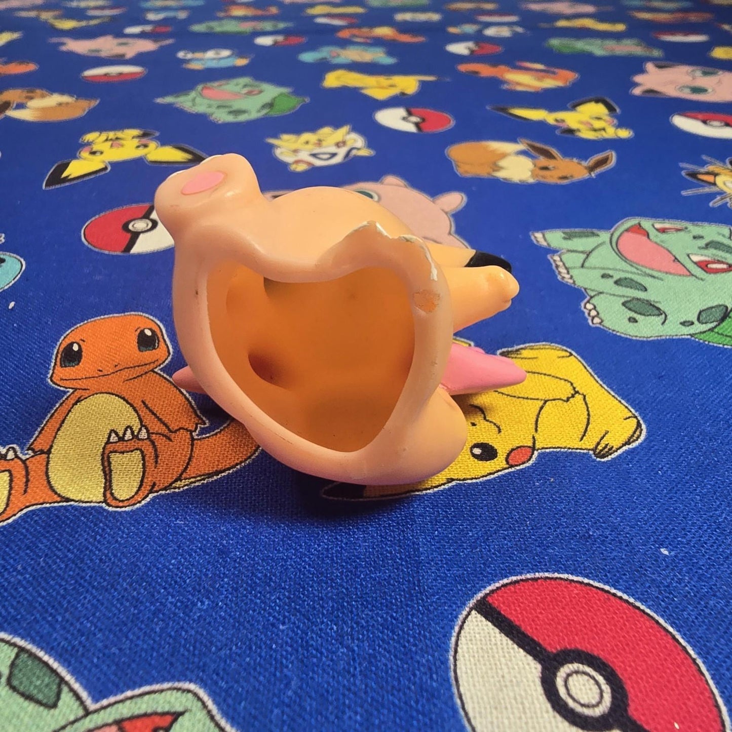 Pokemon Clefable Figure Finger Puppet 1997 Nintendo Bandai PVC Vintage Japan USA