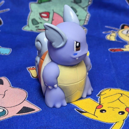 Pokemon Wartortle Figure Finger Puppet 2014 Nintendo Bandai Vintage Japan USA