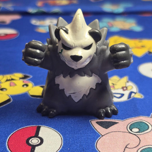 Pokemon Pangoro Figure Finger Puppet 2013 Nintendo Bandai PVC Japan US Seller
