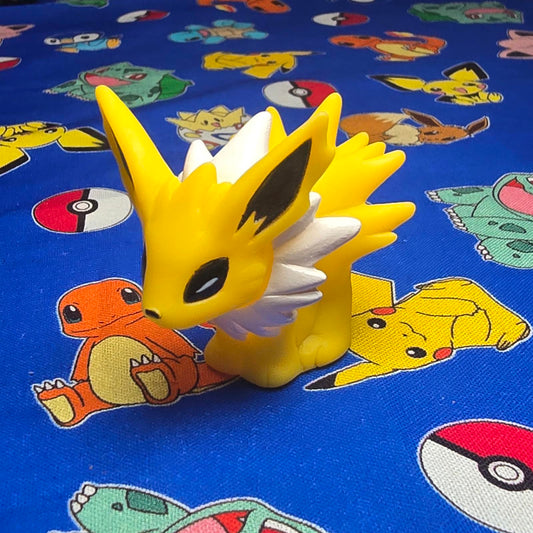 Pokemon Jolteon Figure Finger Puppet 1996 Nintendo Bandai Vintage Japan USA 2