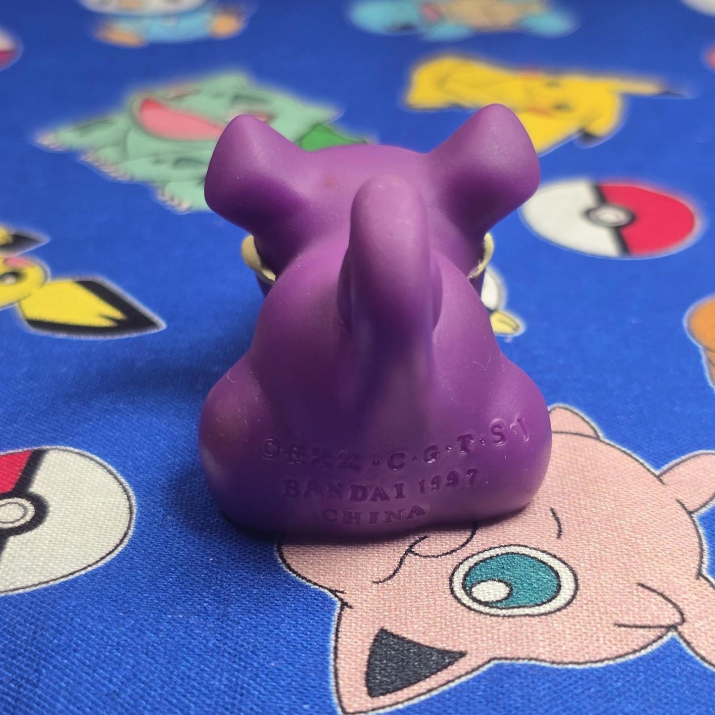 Pokemon Rattata Figure Finger Puppet 1997 Bandai Nintendo Vintage PVC Japan USA